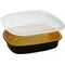 Handi-Foil Handi-Foil Gourmet To-Go Medium Entree With Dome Lid Gold Combo, PK50 4202-70-50WDL - alternate 4